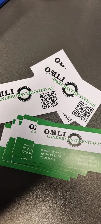 OMLI – kort med QR-kode