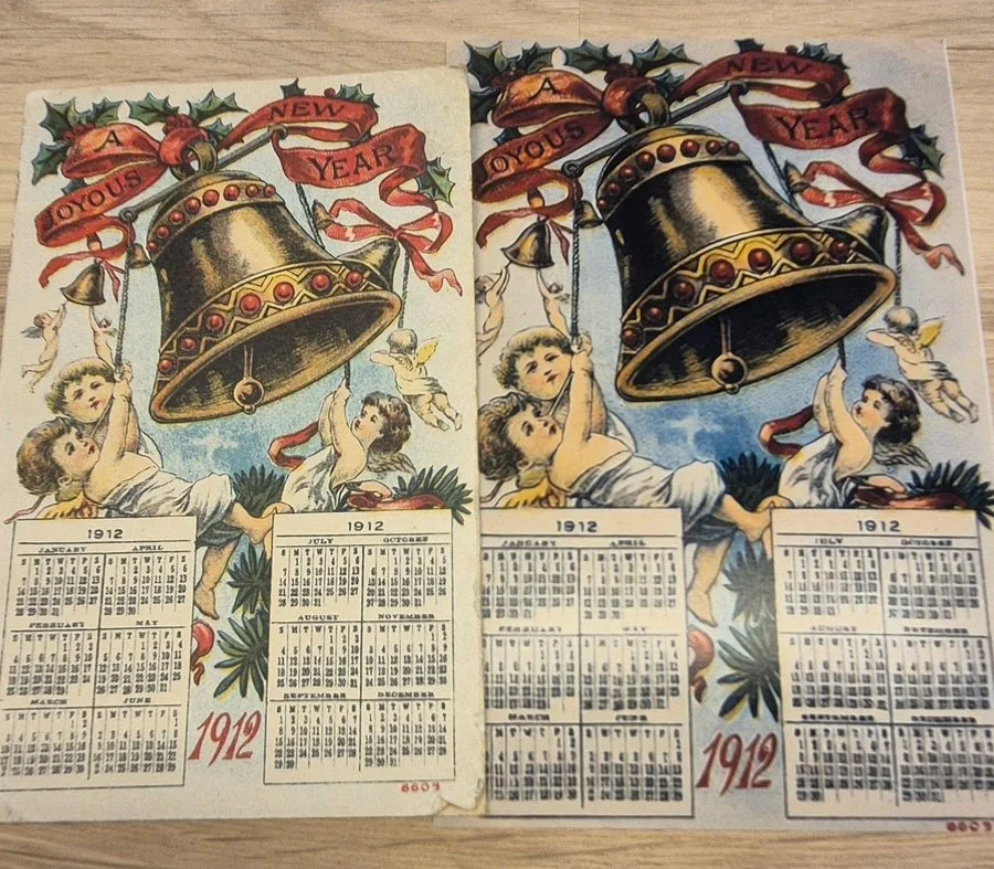Kalender fra 1912 – før og etter